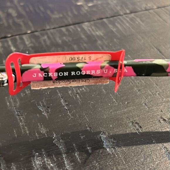 Jackson Roger Hand Made Camo Camouflage Eyeglasses Square Glasses Frames - Picture 7 of 10